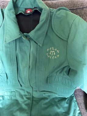 RARE Vintage 2006 Felix The Cat Green Jacket